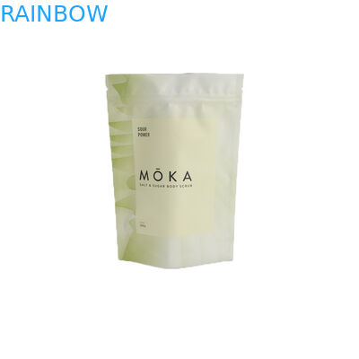 कस्टम मुद्रण खड़े हो जाओ पाउच एल्यूमीनियम पन्नी पुन: प्रयोज्य मैट Ziplock कॉफी चाय थैला