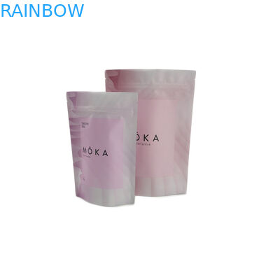 कॉफी चाय खाद्य पैकेजिंग एल्यूमीनियम पन्नी बैग पाउच कस्टम मुद्रण Ziplock ऊपर खड़े हो जाओ