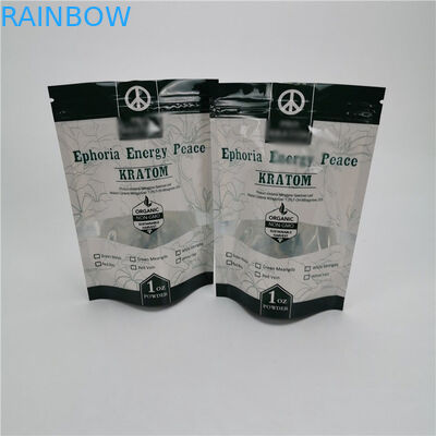 पर्यावरण के अनुकूल प्लास्टिक पाउच पैकेजिंग गंध सबूत ज़िप ताला CBD तेल खरपतवार बैग है