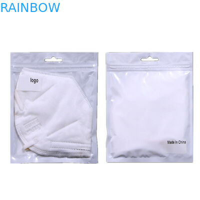 चेहरे का मुखौटा प्लास्टिक पाउच पैकेजिंग जिपर ताला