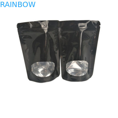 पारदर्शी सामने पन्नी लाइन में खड़ा हुआ मुद्रण मुद्रण जिपर पाउच बैग