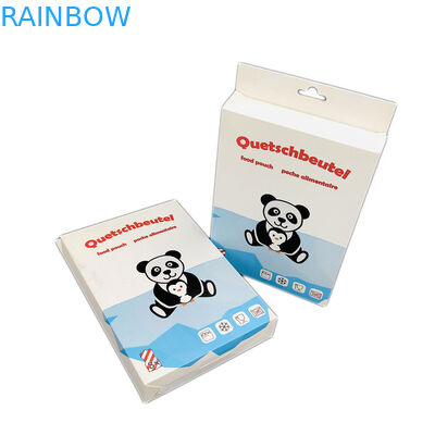 फोल्डेबल हैंगर होल 350g कार्डबोर्ड पेपर पैकेजिंग बॉक्स