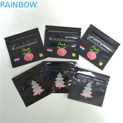 Gravure प्रिंटिंग फ्लैट 3.5g बाल सबूत ज़िपलॉक बैग