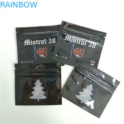 Gravure प्रिंटिंग फ्लैट 3.5g बाल सबूत ज़िपलॉक बैग