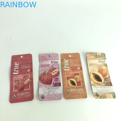 Gravure प्रिंटिंग फ्लैट 3.5g बाल सबूत ज़िपलॉक बैग