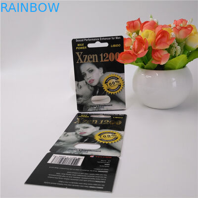 मैट / चमकदार सतह पीपी प्लास्टिक ब्लिस्टर कार्ड बॉक्स