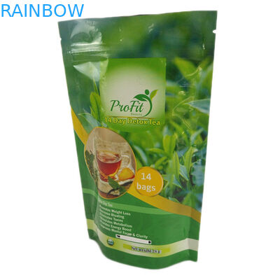 चमकदार खत्म ज़िप ताला टुकड़े टुकड़े में पन्नी बैग खड़े हो जाओ