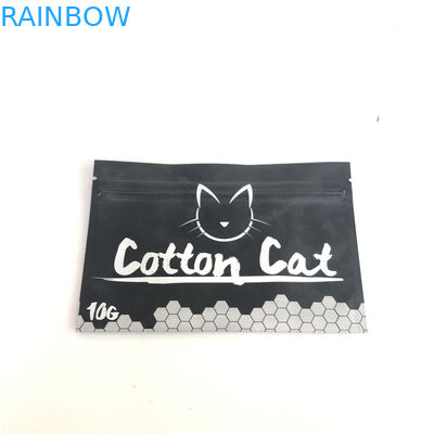 CBD खरपतवार स्टैंड अप Gravure प्रिंटिंग प्लास्टिक पाउच पैकेजिंग