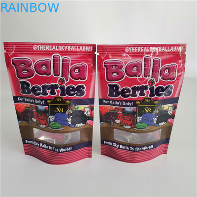 CBD खरपतवार स्टैंड अप Gravure प्रिंटिंग प्लास्टिक पाउच पैकेजिंग