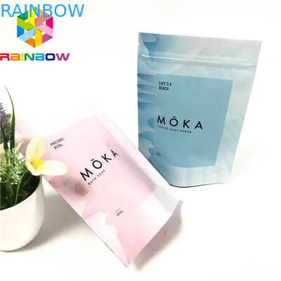 कस्टम मुद्रित स्टैंड थैली पैकेजिंग चिप्स पैकेजिंग बैग एल्यूमीनियम पन्नी शरीर साफ़ बैग