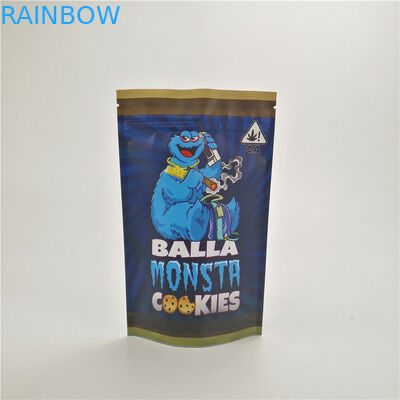 अनुकूलित बच्चे के सबूत बैग नमी सबूत खरपतवार CBD runtz जंगल कुकीज़ दवा बैग खड़े हो जाओ