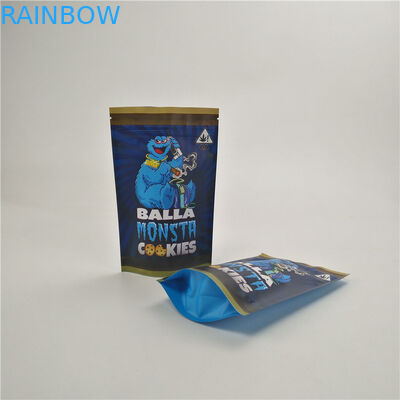 अनुकूलित बच्चे के सबूत बैग नमी सबूत खरपतवार CBD runtz जंगल कुकीज़ दवा बैग खड़े हो जाओ