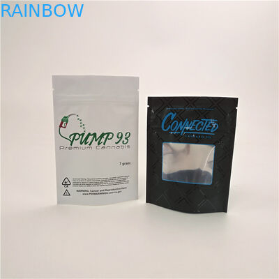 खिड़की के साथ नमूना मुक्त अनुकूलित बच्चे के सबूत CBD बैग runtz जंगल कुकीज़ दवा थैली