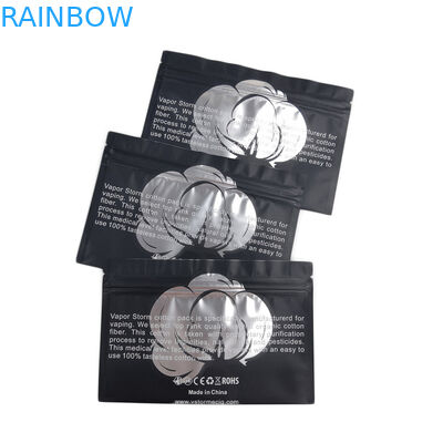 CBD कैट फूड डॉग फूड पैकेजिंग बैग्स सिल्वर एल्युमिनियम फॉयल बैग चाइल्डप्रूफ जिपर के साथ