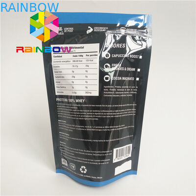 कस्टम लोगो बायोडिग्रेडेबल स्टैंड अप प्लास्टिक पाउच चाय पैकेजिंग खाद्य ज़िपलॉक शिपिंग खरपतवार प्रूफ बैग