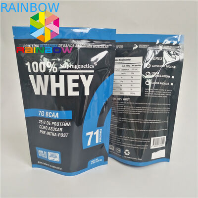 कस्टम लोगो बायोडिग्रेडेबल स्टैंड अप प्लास्टिक पाउच चाय पैकेजिंग खाद्य ज़िपलॉक शिपिंग खरपतवार प्रूफ बैग