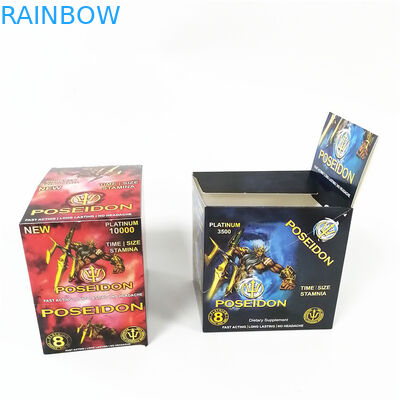 पिंक पुसीकैट पेपर बॉक्स कार्ड एम्बॉसिंग हॉट स्टैम्पिंग सेंसुअल एनहांसमेंट ब्लिस्टर पैकेजिंग डिस्प्ले बॉक्स कार्ड