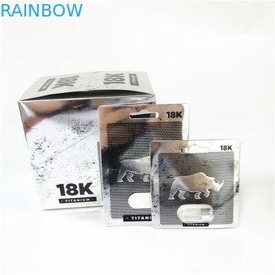 गर्म बिक्री पुरुष कैप्सूल संवर्धन गोलियां पैकेजिंग कार्ड बॉक्स मुद्रण गुलाबी Pussycat पेपर कार्ड संवर्धन