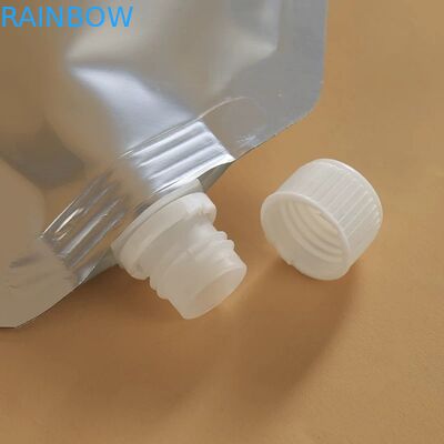 रजत सादे टोंटी थैली पैकेजिंग पन्नी Sanitizer तरल बियर पेय टोंटी पैकेज खड़े हो जाओ