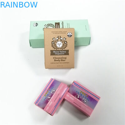 कस्टम मुद्रित कागज बॉक्स पैकेजिंग उपहार बक्से गर्म मुद्रांकन यूवी लेपित साबुन बक्से