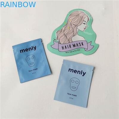 धात्विक स्किनकेयर कॉस्मेटिक पैकेजिंग बैग 3ml 5ml मॉइस्चराइजर क्रीम पैकेट / कॉस्मेटिक ब्रश बैग