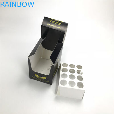 डालने के साथ तेल की बोतल ऊर्जा CBD उत्पादों के प्रदर्शन बॉक्स के लिए उभरा मुद्रण कागज बॉक्स