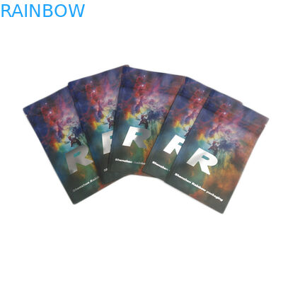 कस्टम मुद्रण एल्यूमीनियम पन्नी बाल प्रतिरोधी कैंडी पैकेजिंग Mylar बैग मैट गंध सबूत Childproof Ziplock पाउच