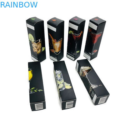 मैट फिनिश लाइटवेट पेपर बॉक्स पैकेजिंग ड्रिंक के लिए फोल्डेबल बॉक्स CMYK रंग