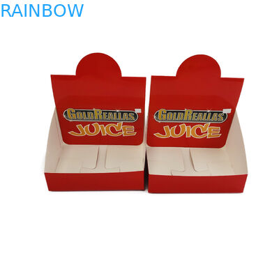 कार्डबोर्ड पेपर डिस्प्ले बॉक्स पैकेजिंग CMYK रंग ग्लोस बॉटल्स डिस्प्ले बैग पैकेजिंग के लिए