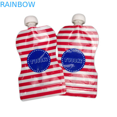 Ny सामग्री टोंटी पाउच पैकेजिंग छोटे कैप / नोजल के साथ तरल के लिए