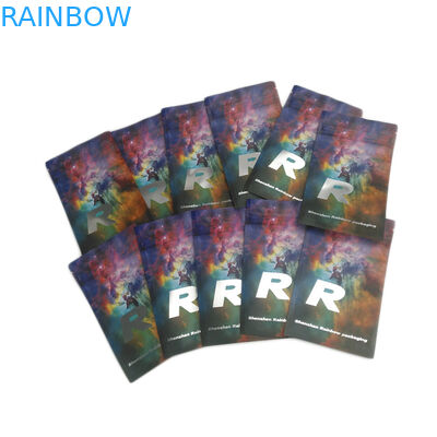 50mg 70mg 125mg बच्चे के सबूत छोटे Mylar बैग अनुकूलित गंध सबूत कैंडी कैंडी Ziplock प्लास्टिक खाद्य Gummies जेली बैग