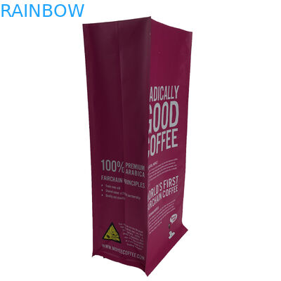 कस्टम उच्च Quanlity गुलाबी पनरोक डिजिटल प्रिंटिंग प्लास्टिक ज़िप लॉक बैग थैली नट कॉफी के लिए फ्लैट नीचे खड़े हो जाओ