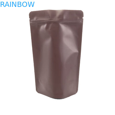 28g VMPET जिपलॉक Mylar एल्यूमीनियम पन्नी थैला Degassing वाल्व के साथ