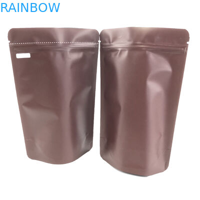 28g VMPET जिपलॉक Mylar एल्यूमीनियम पन्नी थैला Degassing वाल्व के साथ