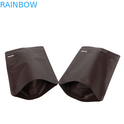 28g VMPET जिपलॉक Mylar एल्यूमीनियम पन्नी थैला Degassing वाल्व के साथ