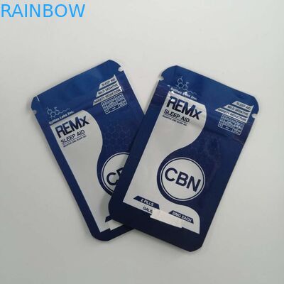 बीज पाउडर के नमूने के लिए वजन कम करने वाली स्वास्थ्य गोली पैकेजिंग स्मेल प्रूफ एल्यूमीनियम पन्नी खाली चाय बैग