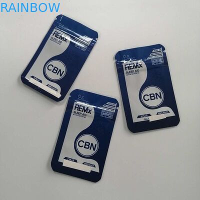 बीज पाउडर के नमूने के लिए वजन कम करने वाली स्वास्थ्य गोली पैकेजिंग स्मेल प्रूफ एल्यूमीनियम पन्नी खाली चाय बैग