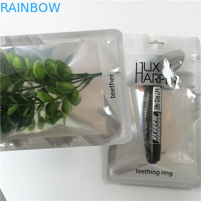 कस्टम प्रिंट प्लास्टिक होलोग्राम फ्लैट बैग के साथ ज़िपर के लिए उपकरण कलम पैकेजिंग है