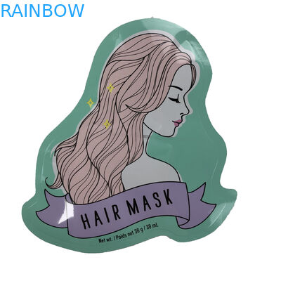 कैंडी बाल मास्क डिजिटल प्रिंटिंग प्लास्टिक बैग के लिए अनियमित आकार के पाउच फ्लैट पैकेजिंग बैग