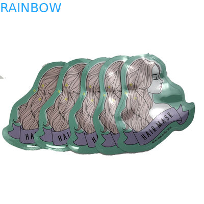 कैंडी बाल मास्क डिजिटल प्रिंटिंग प्लास्टिक बैग के लिए अनियमित आकार के पाउच फ्लैट पैकेजिंग बैग