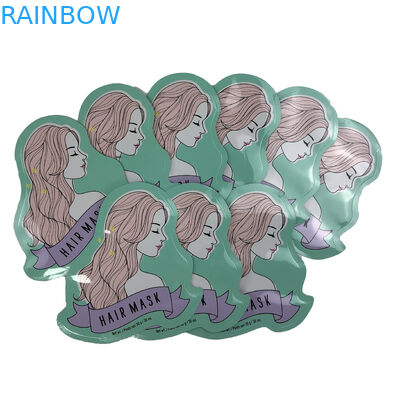 कैंडी बाल मास्क डिजिटल प्रिंटिंग प्लास्टिक बैग के लिए अनियमित आकार के पाउच फ्लैट पैकेजिंग बैग