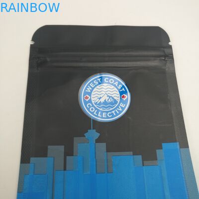 अनुकूलित 3.5gcookies बैग यूवी गंध प्रूफ बच्चे खरपतवार runtz जंगल दवा पाउच जिपर के साथ