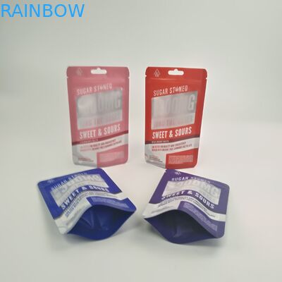 स्वनिर्धारित 3.5g 7g बाल सबूत पाउच कुकीज़ Runtz जंगल बॉय बैग डबल Zippers के साथ Doypack खड़े हो जाओ