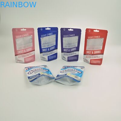 स्वनिर्धारित 3.5g 7g बाल सबूत पाउच कुकीज़ Runtz जंगल बॉय बैग डबल Zippers के साथ Doypack खड़े हो जाओ