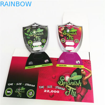 महिला कैप्सूल गोलियां गुलाबी बिल्ली बिल्ली ब्लैक मंबा बुरो पेपर ब्लिस्टर कार्ड गोल्ड कैप्सूल बोतल के लिए