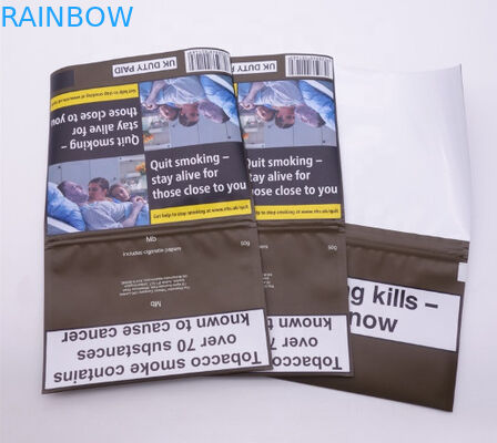 50g तम्बाकू रोलिंग 120 मिर्कोन VMPET स्नैक बैग पैकेजिंग