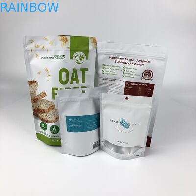 मिनी मात्रा में डिजिटल प्रिंटिंग कुकी स्नैक जर्की बीफ पैकेजिंग स्पष्ट खिड़की के साथ जिपर बैग खड़े हो जाते हैं