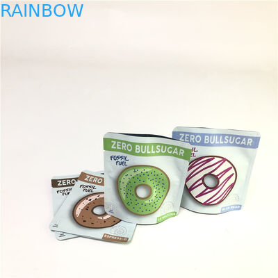 प्लास्टिक कुकी बैग स्टैंड अप कस्टमाइज़्ड पाउच फ़ूड ग्रेड मैट फिनिश बैग नट / काजू / ड्राई फ्रूट बैग