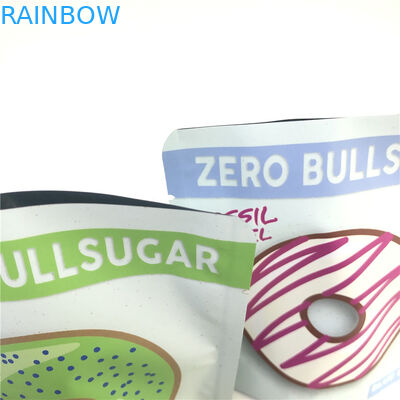 प्लास्टिक कुकी बैग स्टैंड अप कस्टमाइज़्ड पाउच फ़ूड ग्रेड मैट फिनिश बैग नट / काजू / ड्राई फ्रूट बैग