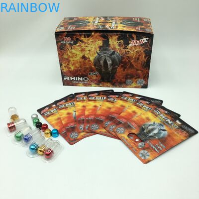 बुलेट के साथ RHINO पिल 60 * 80 सेमी पीवीसी 3 डी लेंटिकुलर कार्ड